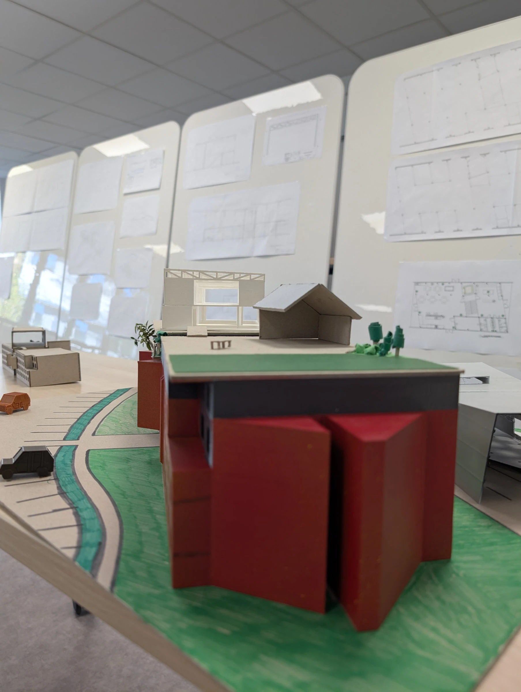 Séance d'atelier — enseignement et critique de projet